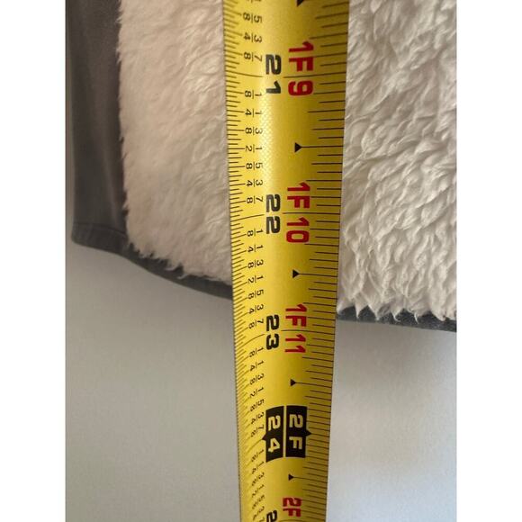 Columbia Size XS White and Gray Fleece Zip Up High Neck Jacket Outdoor Winter - Picture 9 of 12